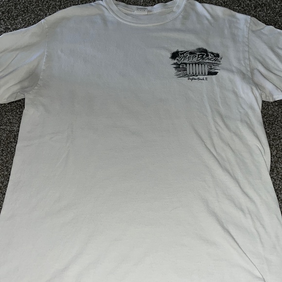 Jeep Beach/Landshark White T Shirt - Picture 1 of 4